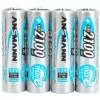 1x4 Ansmann maxE NiMH nabíjateľná batéria Mignon AA 2100 mAh 5035052