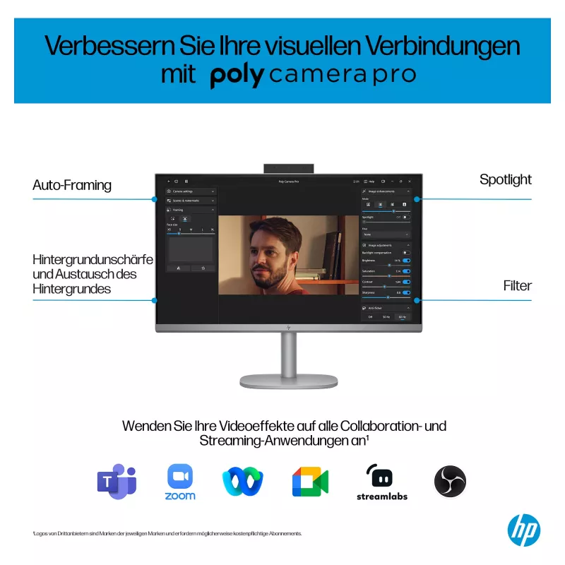 HP OmniStudio X All-in-One 27-cs0077ng (strieborná, Windows 11 Home 64-Bit)