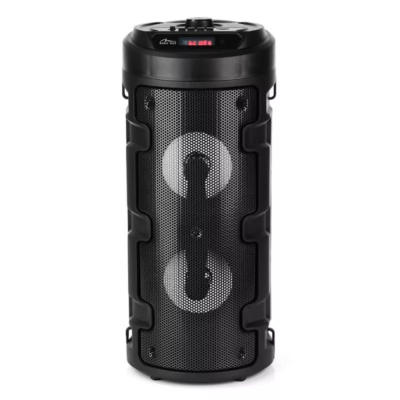 Media-tech Partybox Keg Bt - kompaktný Bluetooth stereo reproduktor s FM rádiom, MP3 prehrávač MT3165