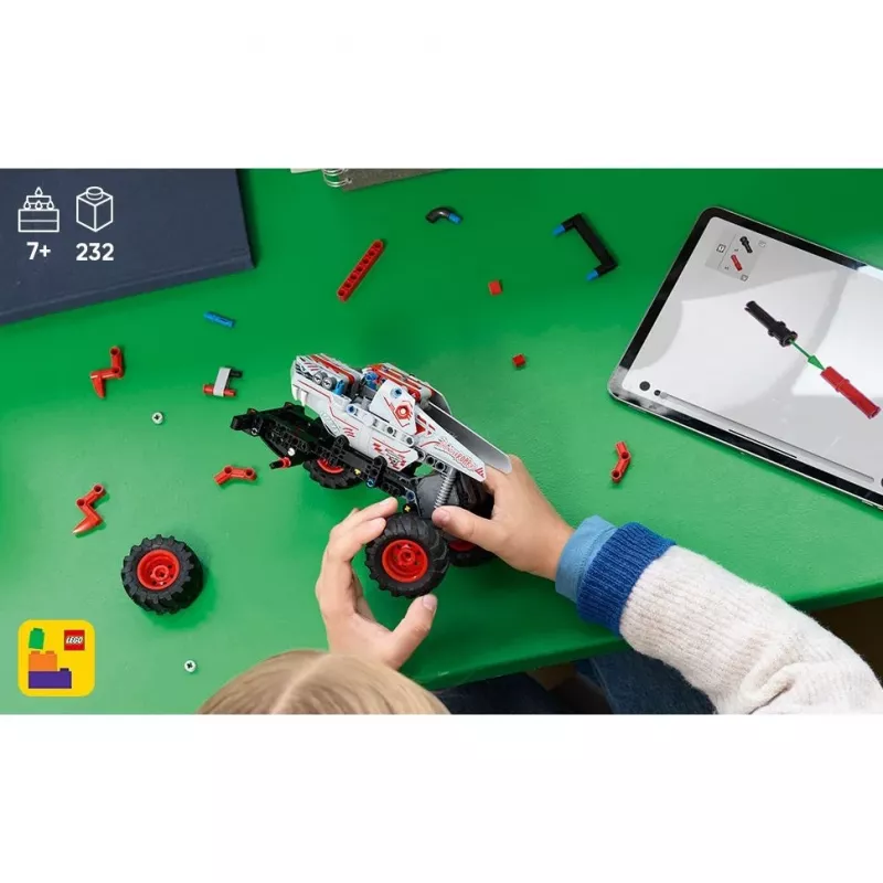 LEGO TECHNIC 42200 Monster Jam™ ThunderROARus™ s naťahovacím motorom
