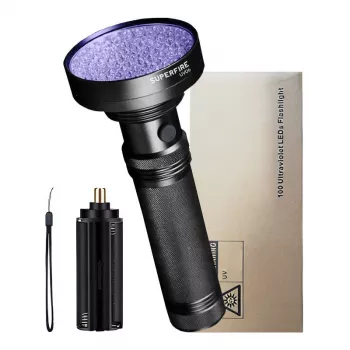 Baterka Superfire UV06 ultrafialové svetlo 395nm IP46 ručná lampa