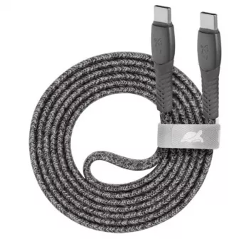 Rivacase PS6105 GR21 kábel USB-C na USB-C, 2,1 m, sivý