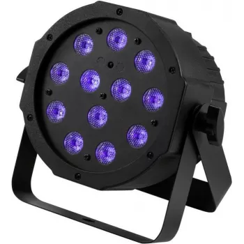 Podlahové LED svietidlo EUROLITE SLS-12 UV 12x3W — UV washlight, 12×3W LED