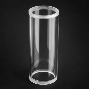 Trubica BitsPower Z-Tube 150 transparentná trubica Ø60 mm dĺžka 150 mm kapacita chladiva 0,274 L