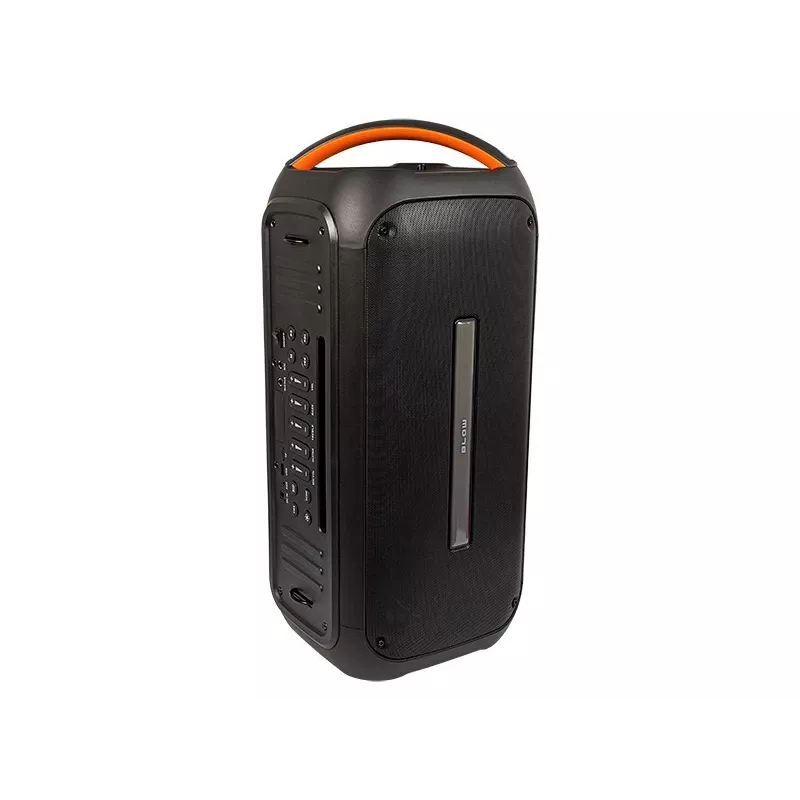 BLOW DJBOX 30-392# Bluetooth reproduktor 250 W s diaľkovým ovládaním a mikrofónom, USB, microSD, AUX, TWS, vstavaná batéria, čierny