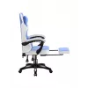Herná stolička huzaro Force 3.7 modrá — ergonomický dizajn, výškovo nastaviteľná