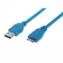 USB kábel ShiverPeaks BS77191 1m USB 3.2 Gen 1 Micro-USB B modrý