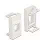 Keystone držiak DeLOCK Easy 45 modul 22,5 x 45 mm biela