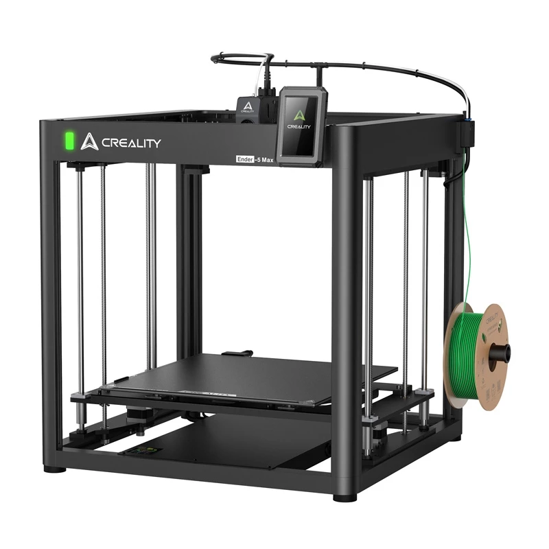 Creality Ender-5 Max CoreXY 3D tlačiareň, do 700 mm/s, automatické vyrovnávanie na 36 bodoch, Wi-Fi, čierna