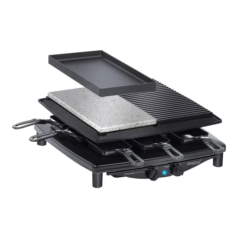 Steba RC 4 Plus Deluxe raklet gril, čierny