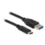 USB kábel DeLOCK 1 m USB3.1-C/USB3.1-A 83870