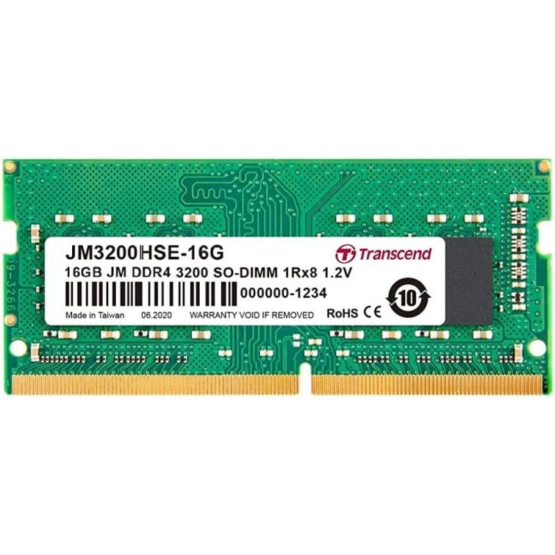 Transcend JetRAM – DDR4 – modul – 16 GB – SO DIMM 260-PIN