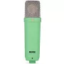 Štúdiový kondenzátorový mikrofón RØDE NT1 Signature zelený — kardioida, 20–20000 Hz, XLR, max. SPL 142 dB