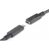 USB Type-C predlžovací kábel Digitus AK-300210-007-S 0,7 m