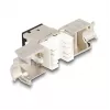 DeLOCK 88118 Keystone modul plochý čierny RJ-45 10 kusov