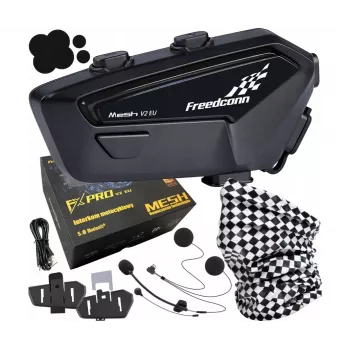 FreedConn FX Pro V2 EU MESH motocyklová interkom