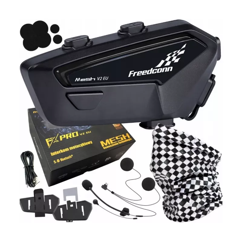 FreedConn FX Pro V2 EU MESH motocyklová interkom