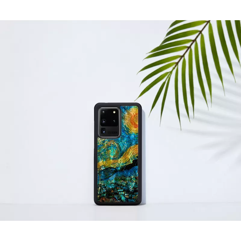 Ochranné puzdro iKins pre Samsung Galaxy S20 Ultra – Hviezdna noc čierne