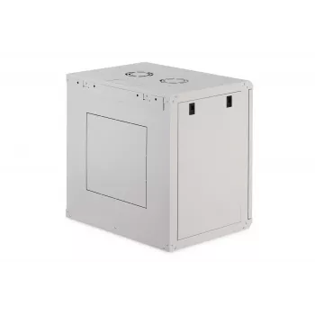 Nástenný rack DIGITUS Dynamic-N 12U, 19 palcov, 600x450 mm (ŠxH), IP20, zámok na kľúč, nezmontovaný