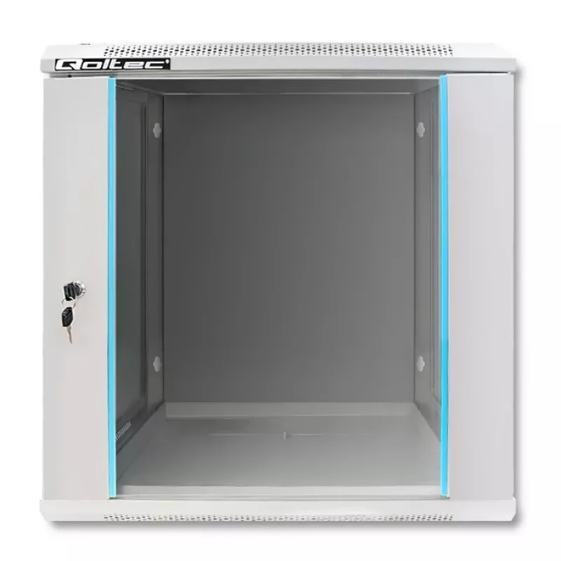 Rack skriňa QOLTEC 19-palcová 12U model 54485 — sieťová/serverová skriňa