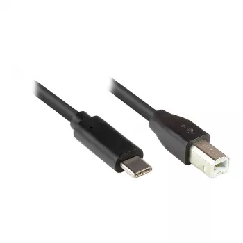 Good Connections USB2.0 kábel C-B čierny 5m