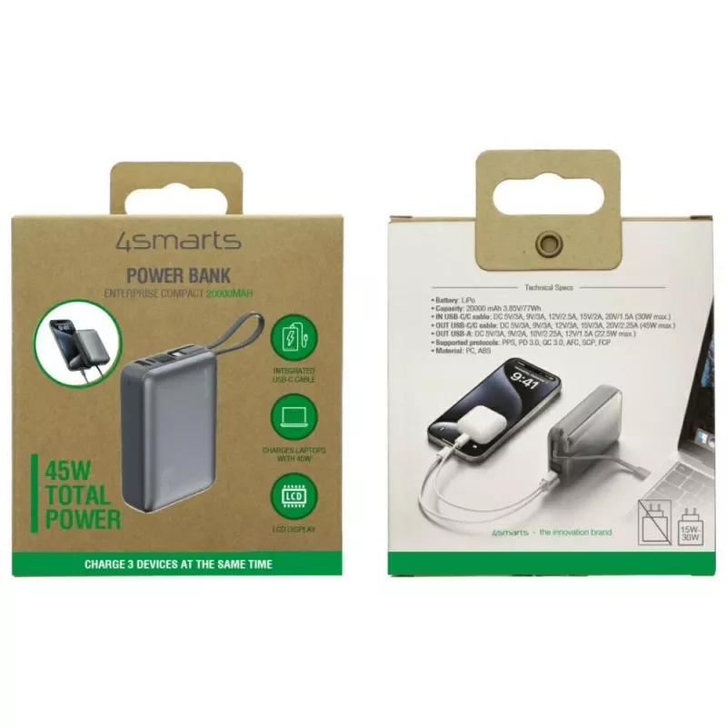 Prenosná powerbanka 4smarts 541409 20000 mAh