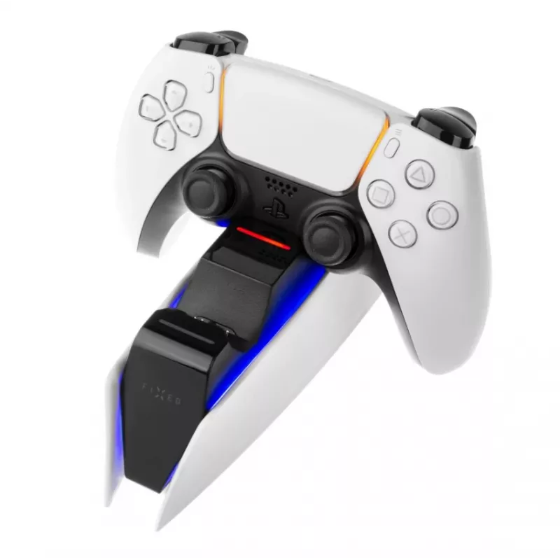 Nabíjacia stanica FIXED FIXPS5-DCC-BW pre PlayStation 5 káblová čierna biela