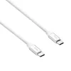 Akyga AK-USB-41 USB-C na USB-C kábel, USB 2.0, 60 W, 1,8 m, biely