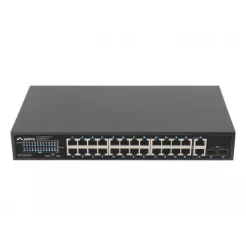 Neřízený switch Lanberg RSGE-24P-2GE-2S-250 24 portov rack montáž