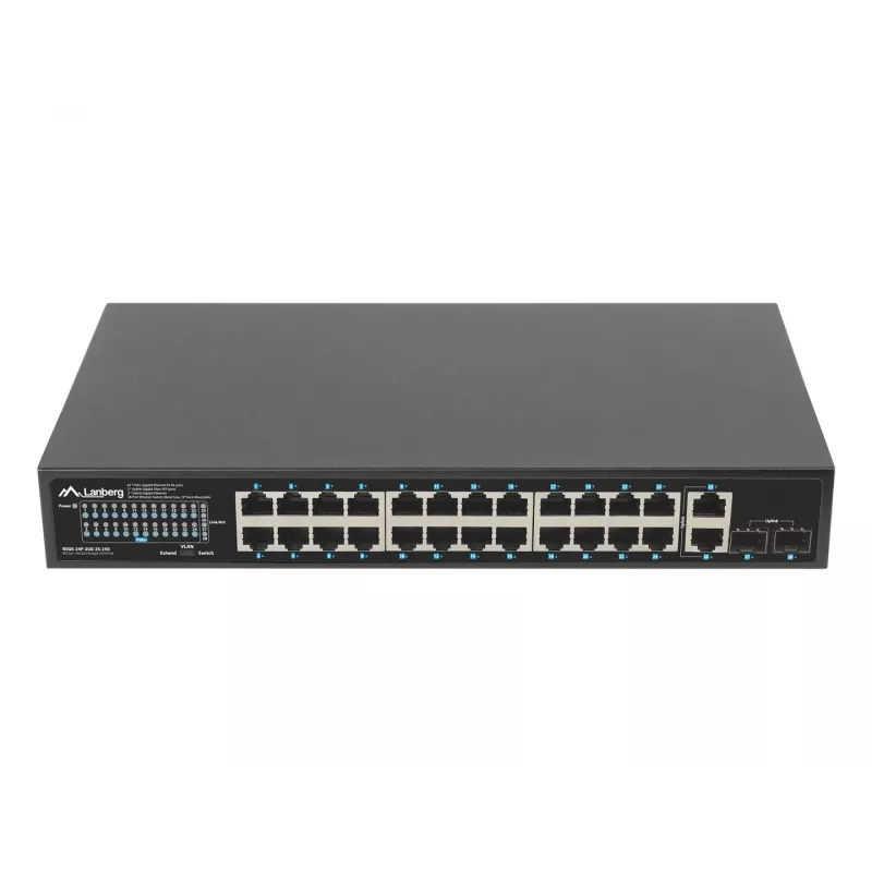 Neřízený switch Lanberg RSGE-24P-2GE-2S-250 24 portov rack montáž