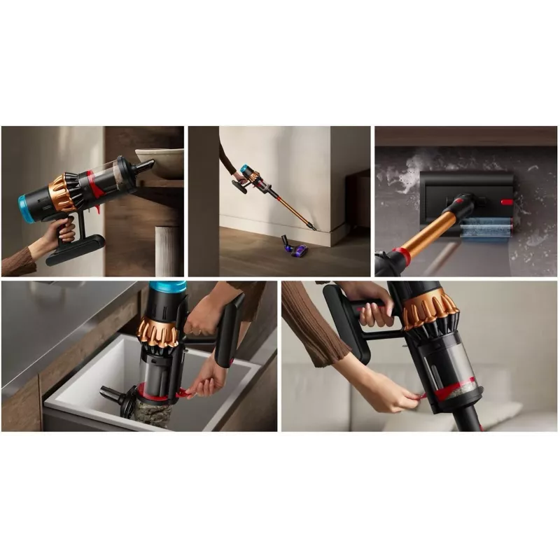 Dyson V16 Piston Animal tyčový akumulátorový vysávač (492963-01), matná čierna/meď