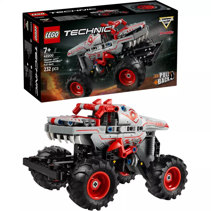 LEGO TECHNIC 42200 Monster Jam™ ThunderROARus™ s naťahovacím motorom