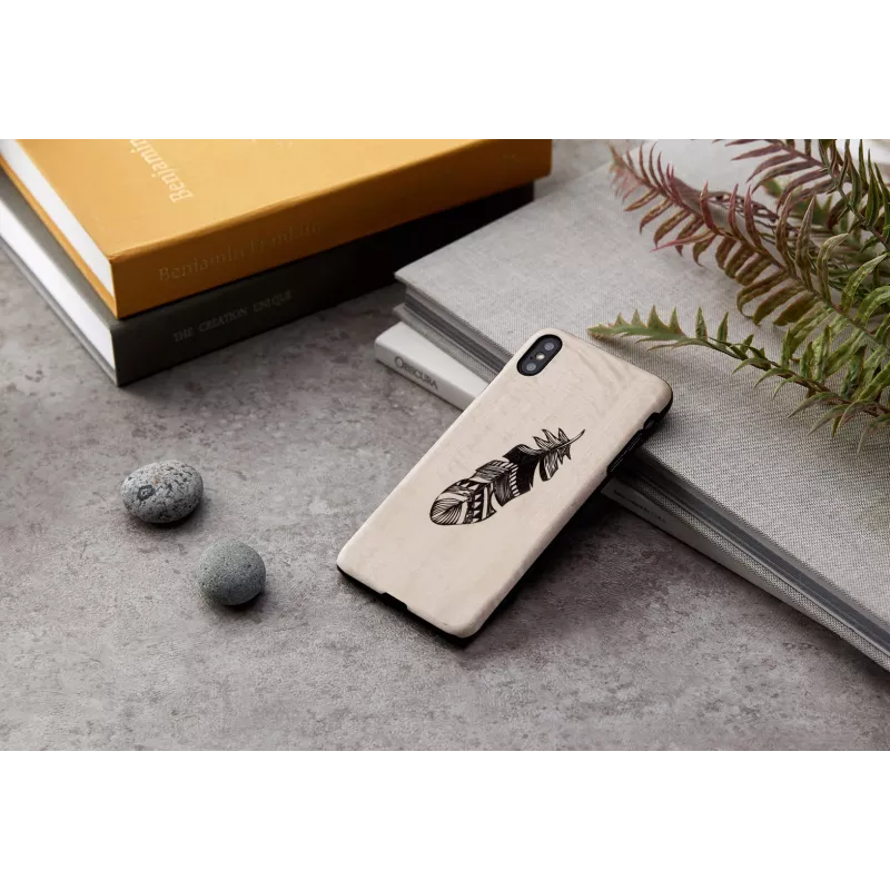 Puzdro na smartphone man and wood pre iPhone XS Max Indian čierna