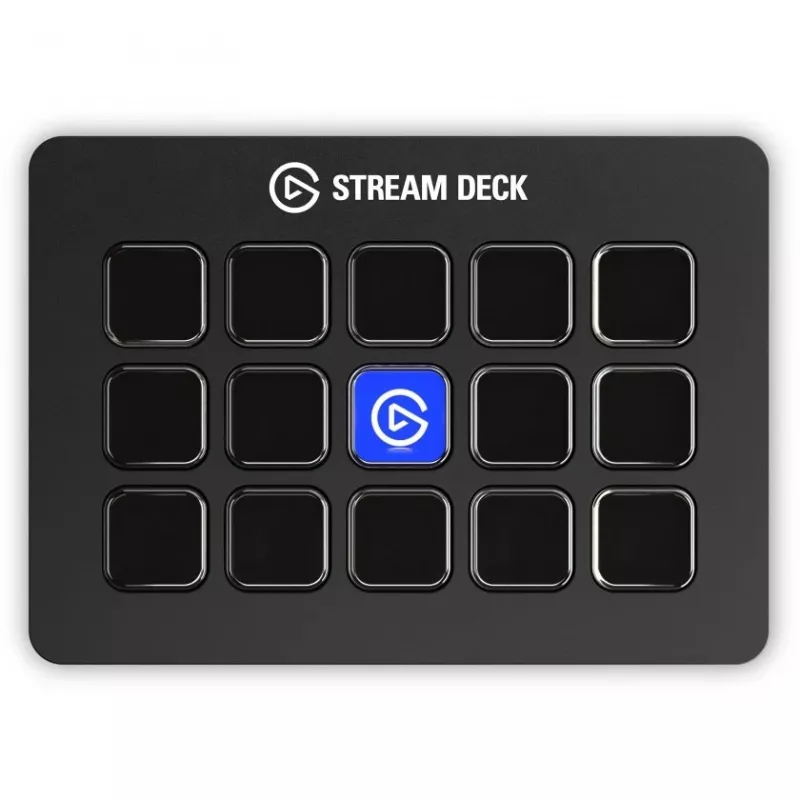 Elgato Stream Deck MK.2 – prispôsobiteľný 15-tlačidlový USB ovládací panel s klasickými tlačidlami, čierna