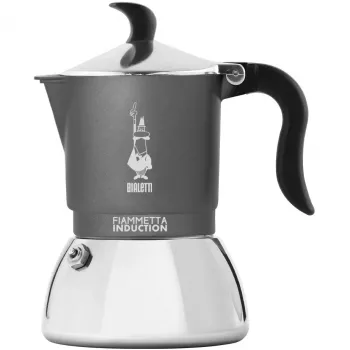 Indukčný kávovar na sporák BIALETTI FIAMMETTA 2 šálky, sivý