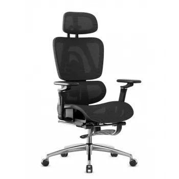Kancelárska stolička mark adler Expert 7.9 čierna – ergonomická otočná stolička, čierna látka, model MA-EXPERT 7.9 čierna