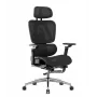 Kancelárska stolička mark adler Expert 7.9 čierna – ergonomická otočná stolička, čierna látka, model MA-EXPERT 7.9 čierna