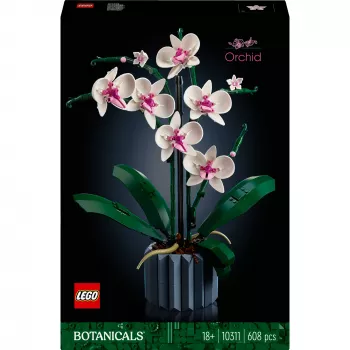 LEGO 10311 Icons Orchidea umelá rastlina stavebnica s kvetmi bytový doplnok pre dospelých botanická kolekcia darček pre manželku alebo manžela