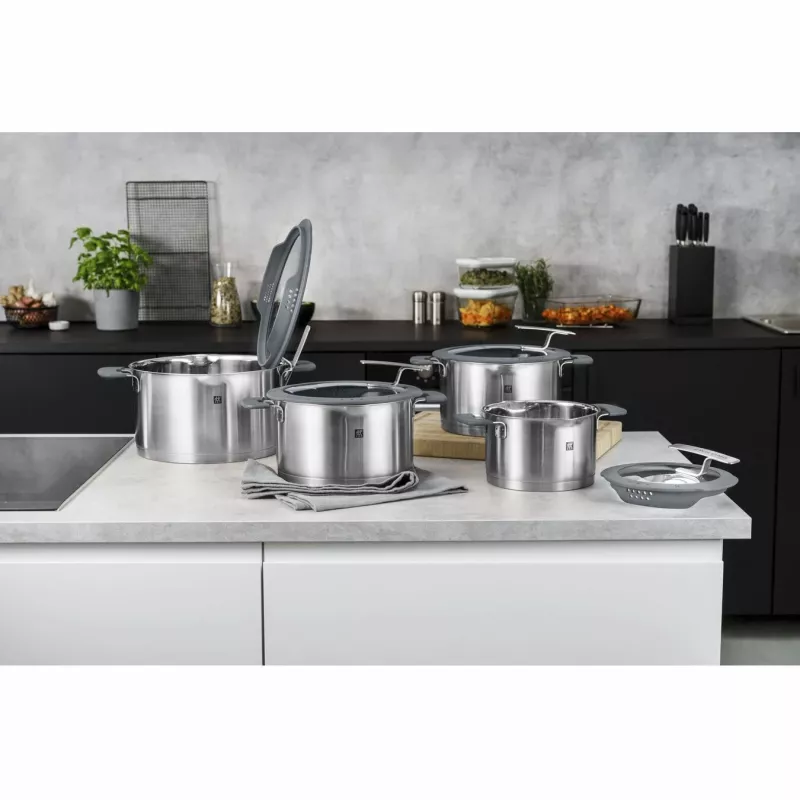 ZWILLING SIMPLIFY 66870-004-0 sada hrncov nerez 4-dielna strieborná čierna