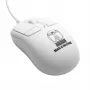 Káblová obojručná počítačová myš ManMachine Mighty myš 5, USB Type-A, 5 tlačidiel, biela