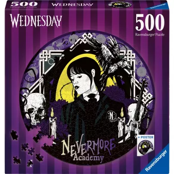 Okrúhle puzzle Wednesday (500 dielikov)