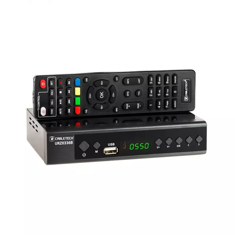 Cabletech URZ0336C tuner / dekodér DVB-T2, H.265 HEVC