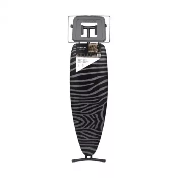 Plnohodnotná žehliaca doska Taurus 994178000 – 410 x 1250 mm, výškovo nastaviteľná do 930 mm, bavlnený poťah, čierna