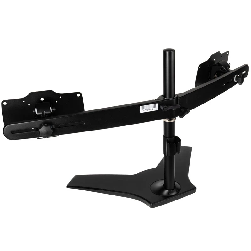 SilverStone SST-ARM23BS-L - držiak na dva monitory - čierny