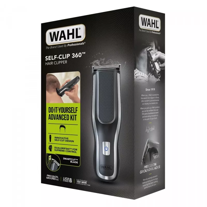 Wahl Self-Clip 360 čierna, strieborná Li-Ion