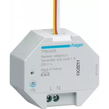 Rádiový KNX UP vstup 2-násobný 230V quicklink TRB302B (TRB302B)