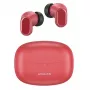 Bezdrôtové TWS slúchadlá usams BH-Series BHUBH03 Bluetooth 5.1, červené — In-Ear, nabíjacie puzdro