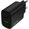 CANYON nabíjačka OnCharge 250 25W 1xPD 1xQC EU čierna