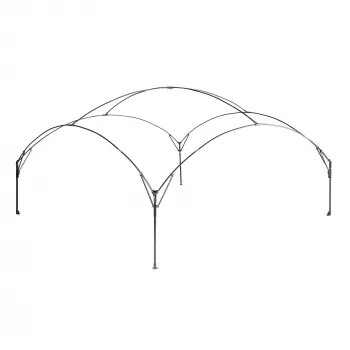 FastPitch Event Shelter XL, altánok strieborný/tmavomodrý, 4,5 x 4,5 metra