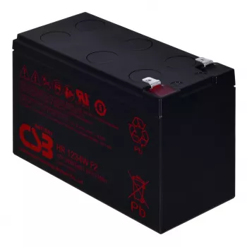 Uzavretá olovená batéria csb Batéria HR1234WF2 12V 9Ah pre UPS a záložné napájanie